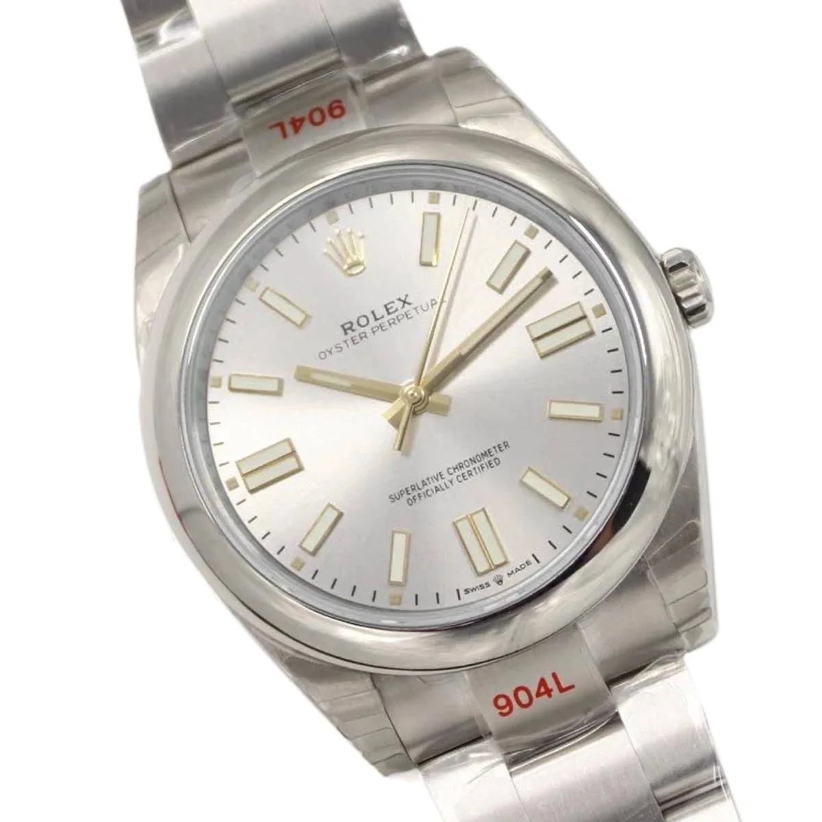 Oyster Perpetual 41mm quadrante argento 114300 - immagine 4