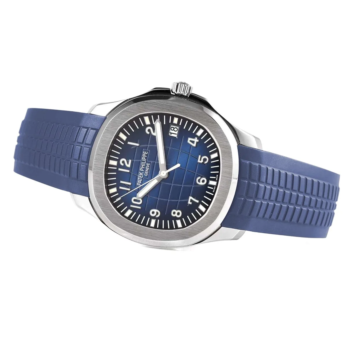 Aquanaut 5168G quadrante blu in oro bianco - immagine 4