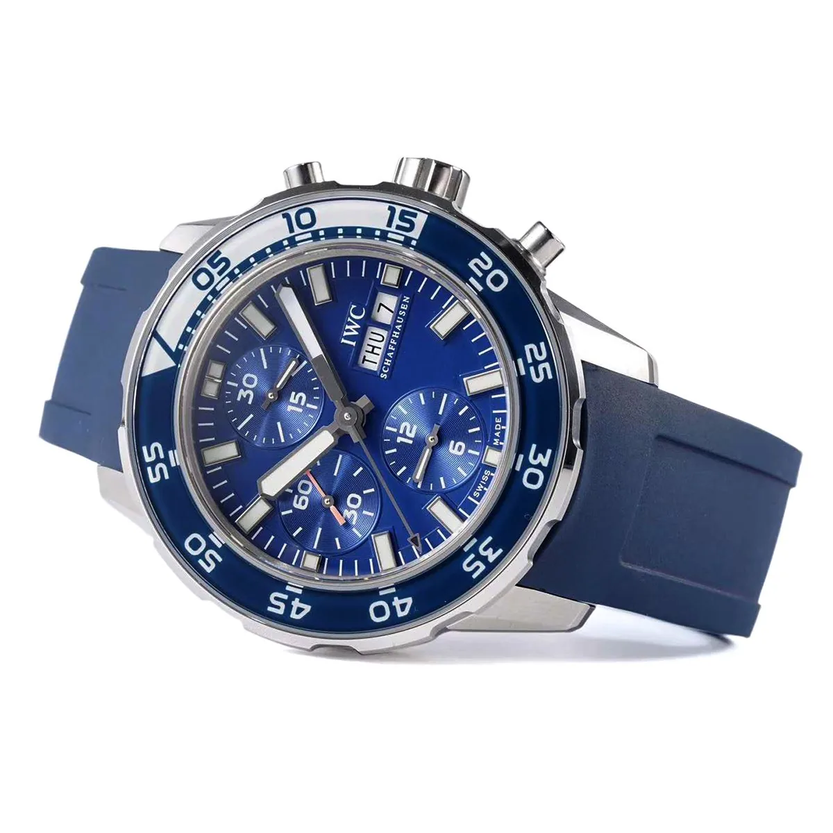 Aquatimer Chronograph IW376711 cadran bleu – Image 3
