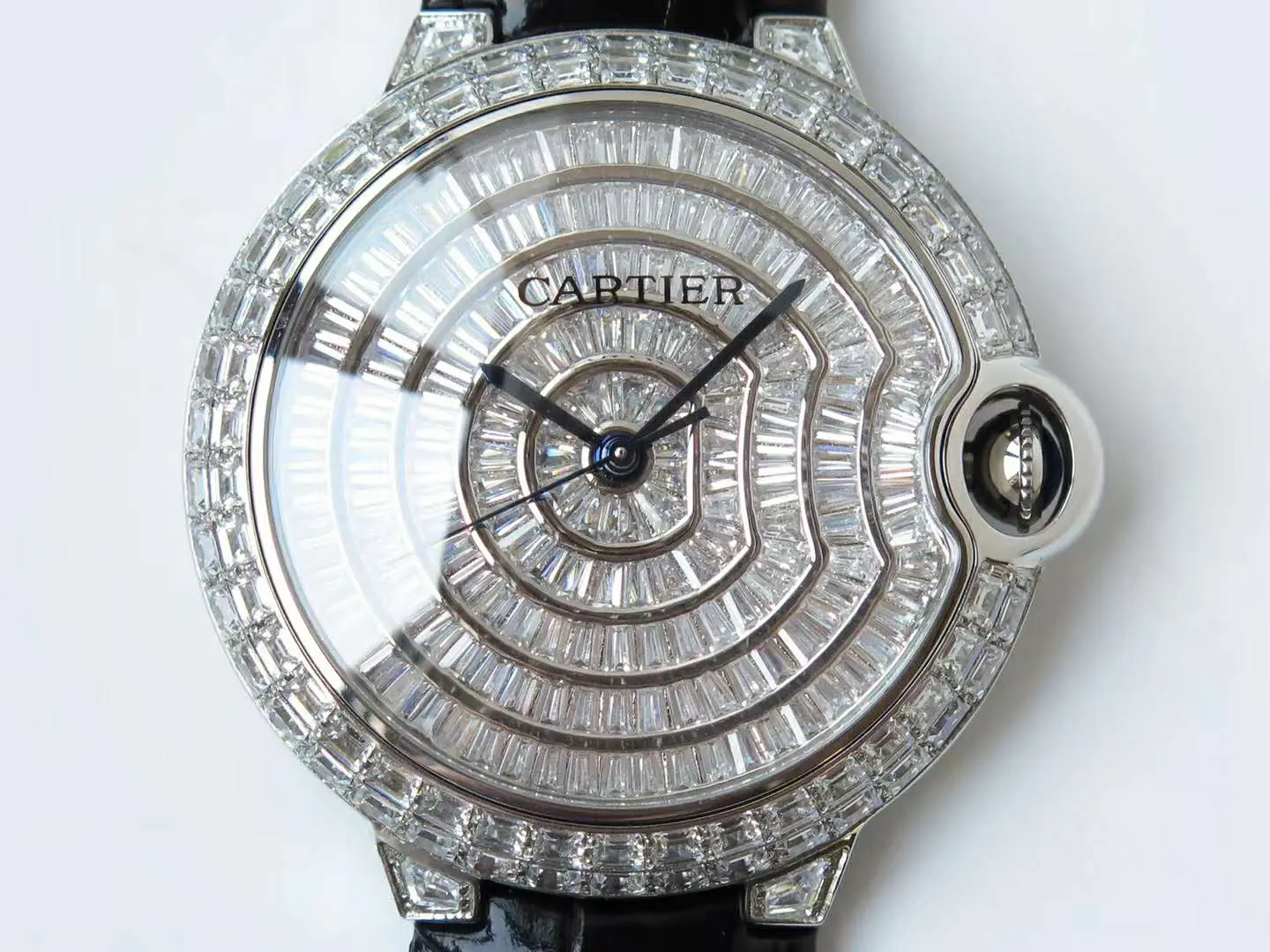 Ballon Bleu de Cartier 42mm diamantbesetztes Zifferblatt in Stahl – Bild 3