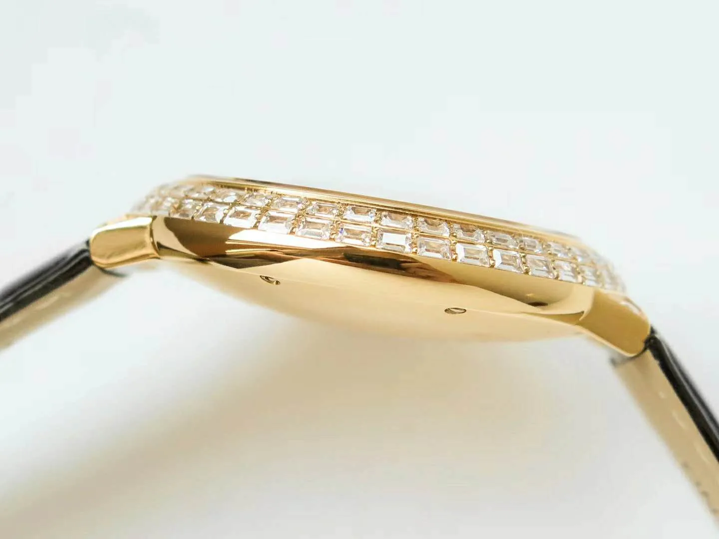 Ballon Bleu de Cartier 42mm quadrante pavé di diamanti in oro giallo - immagine 7