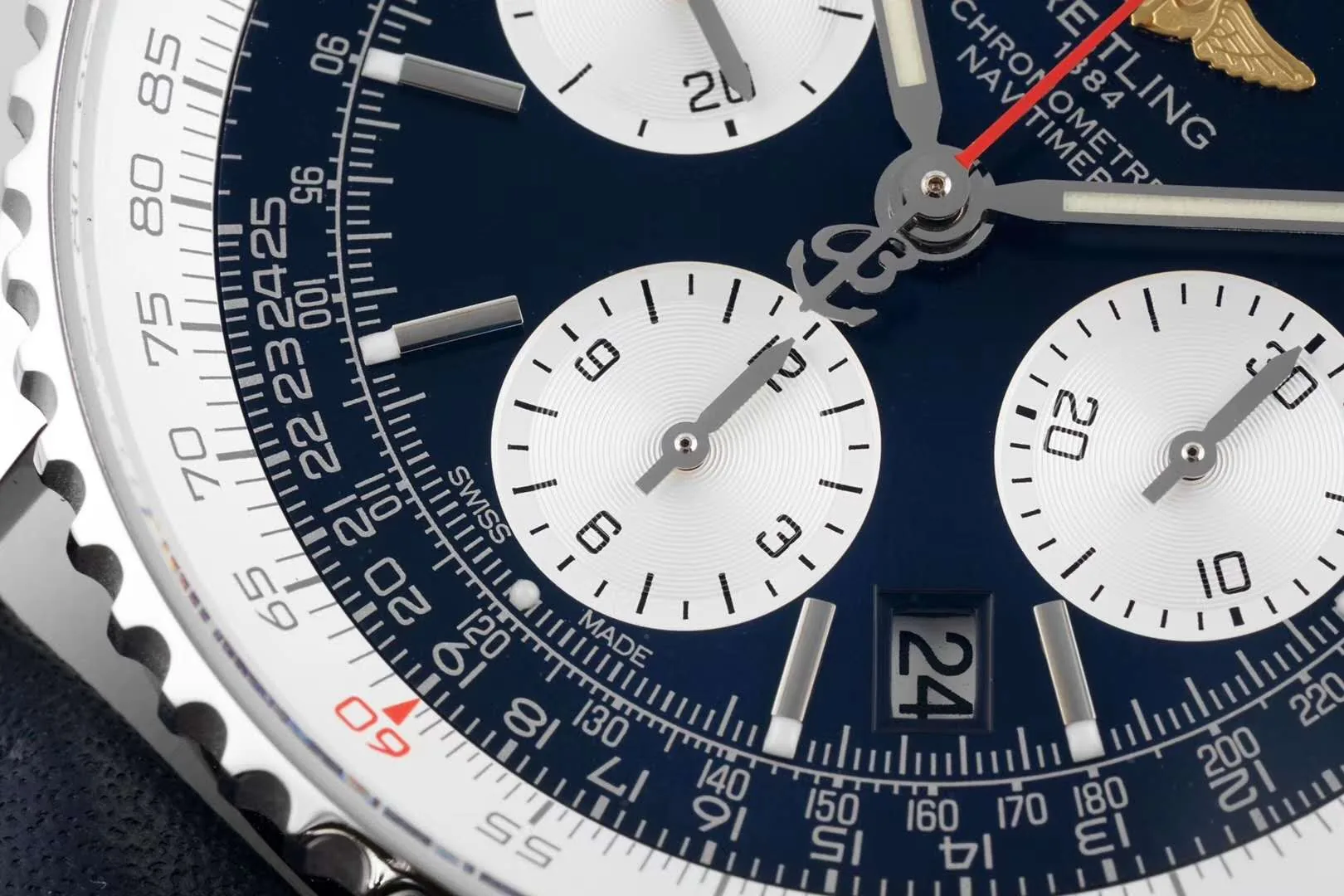 Navitimer 01 Chronograph cadran bleu en acier – Image 5
