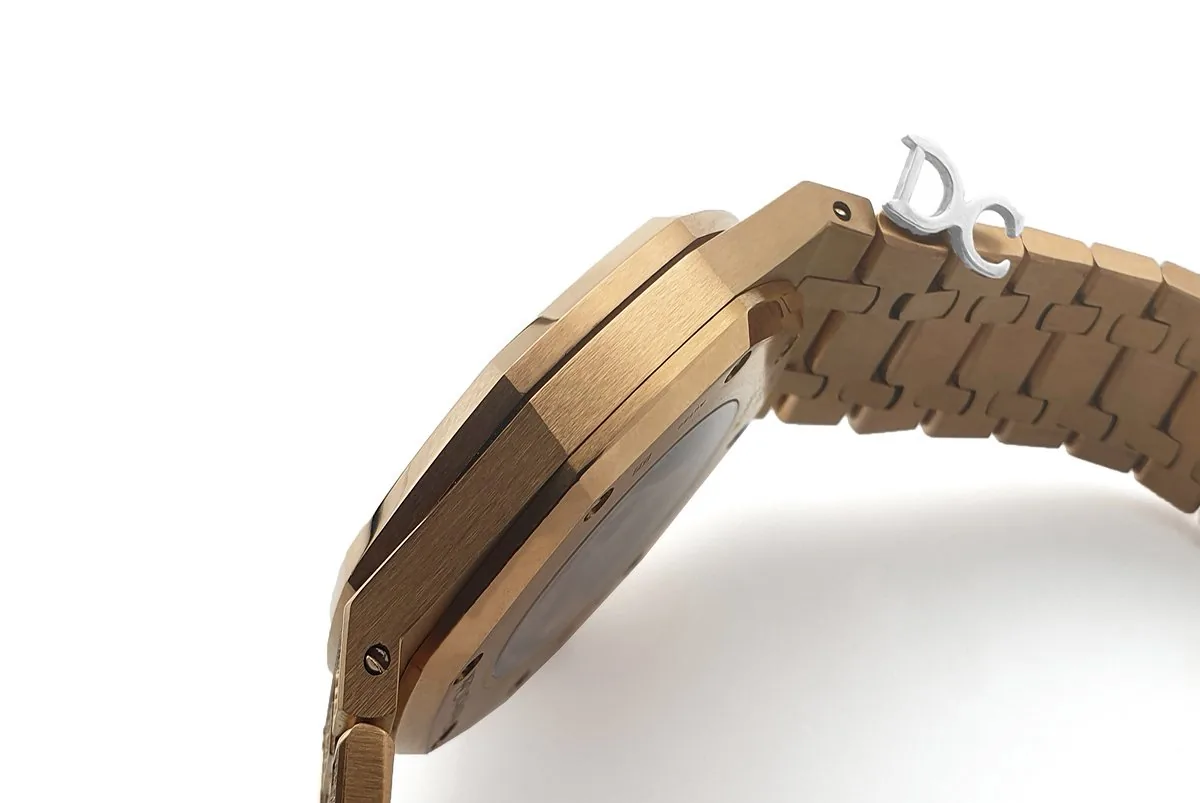 Royal Oak 41mm 15402OR komplett mit Diamanten besetzt in Rotgold am Armband – Bild 10