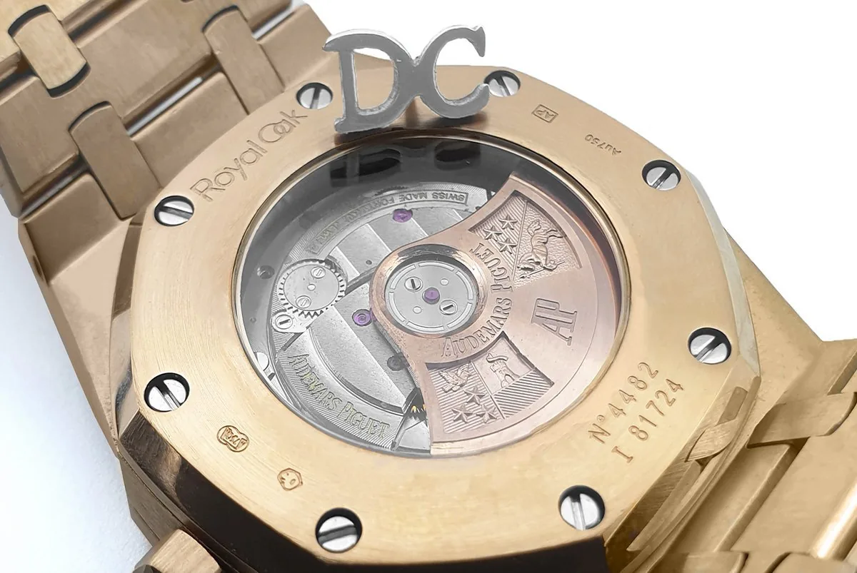 Royal Oak 41mm 15402OR komplett mit Diamanten besetzt in Rotgold am Armband – Bild 8