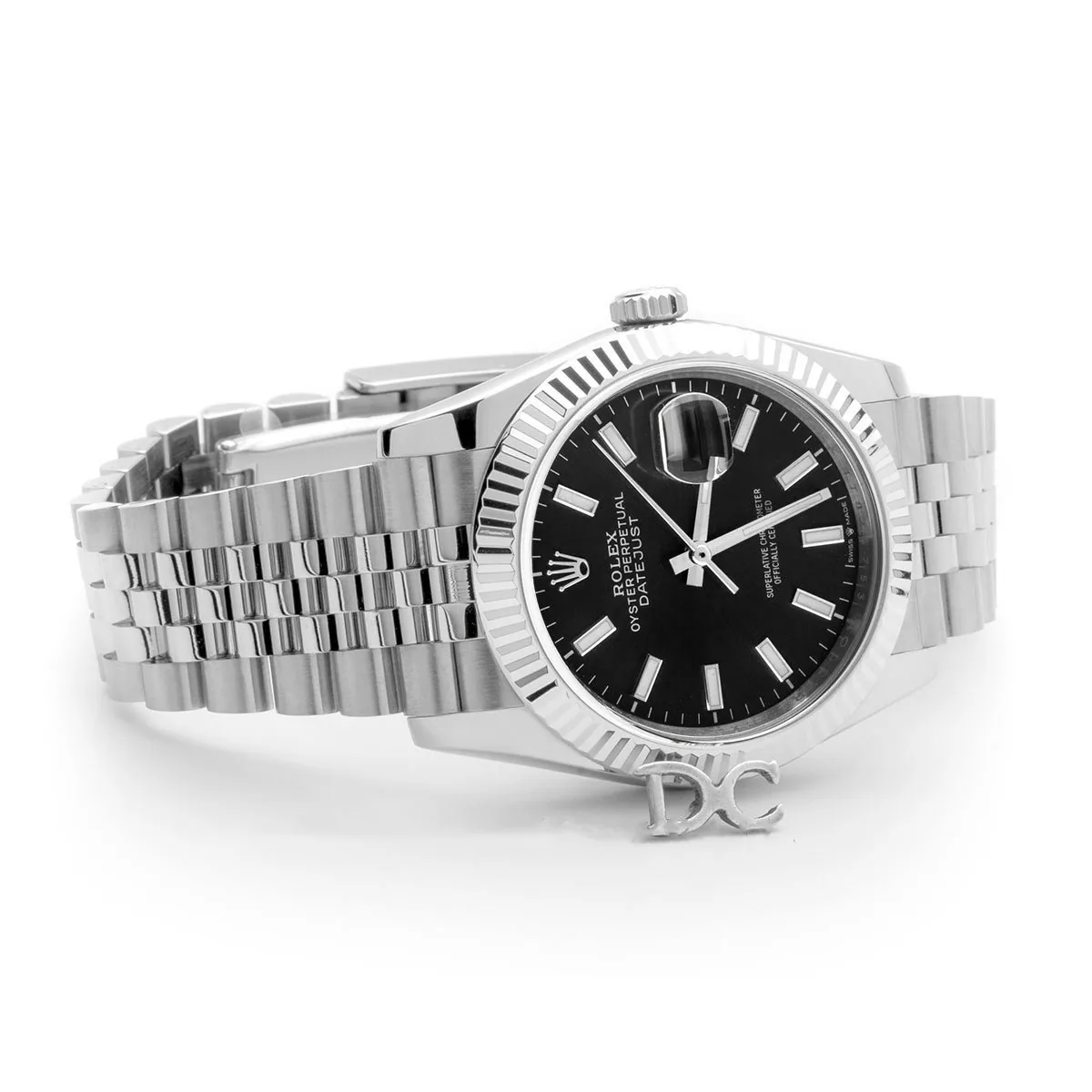 Datejust 36 116234 quadrante nero con indici a bastone - immagine 2