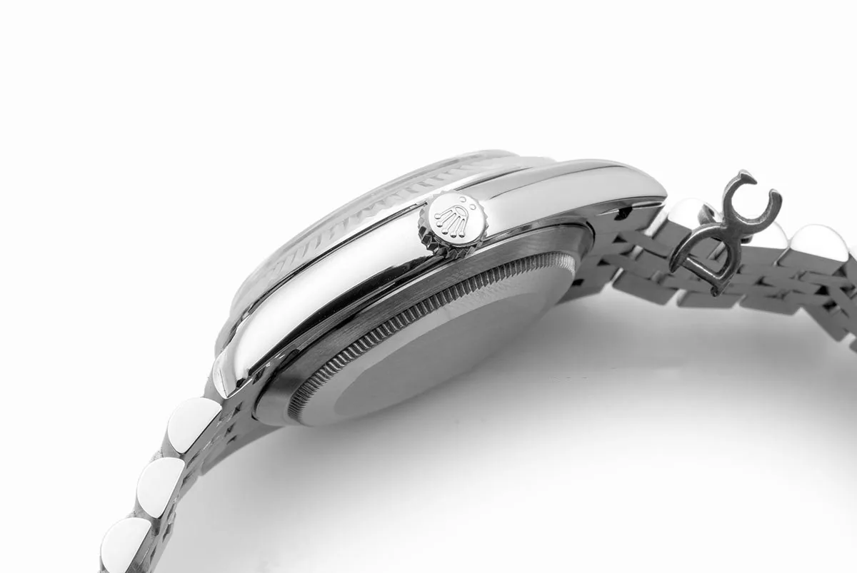 Datejust 36 116234 quadrante nero con indici a bastone - immagine 4