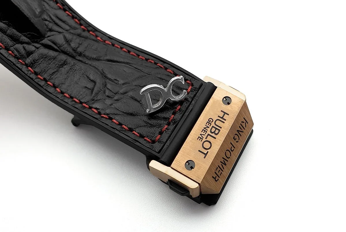 King Power F1 cronografo quadrante nero in oro rosa - immagine 6