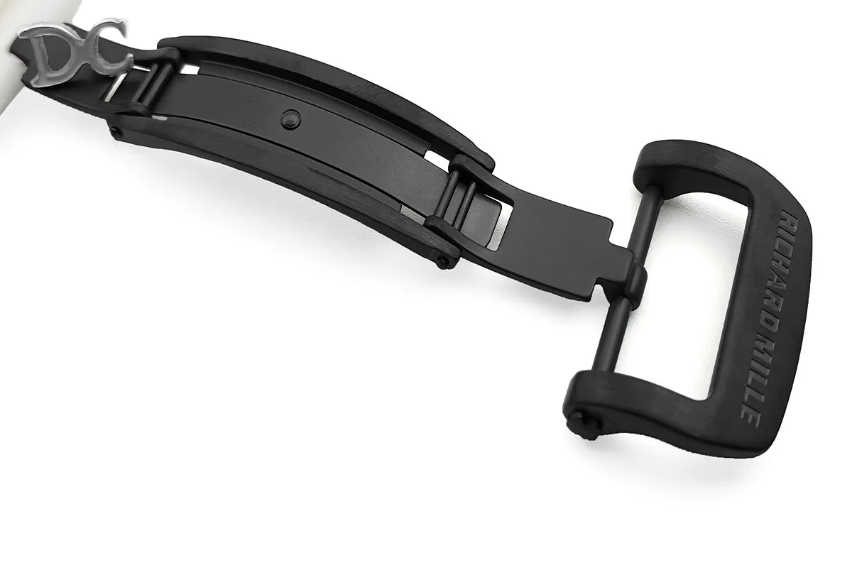 RM 035-02 Black Toro Americas en carbono NTPT con correa de caucho blanca - Imagen 9