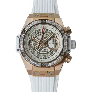 Big Bang Unico Gold White with Diamond