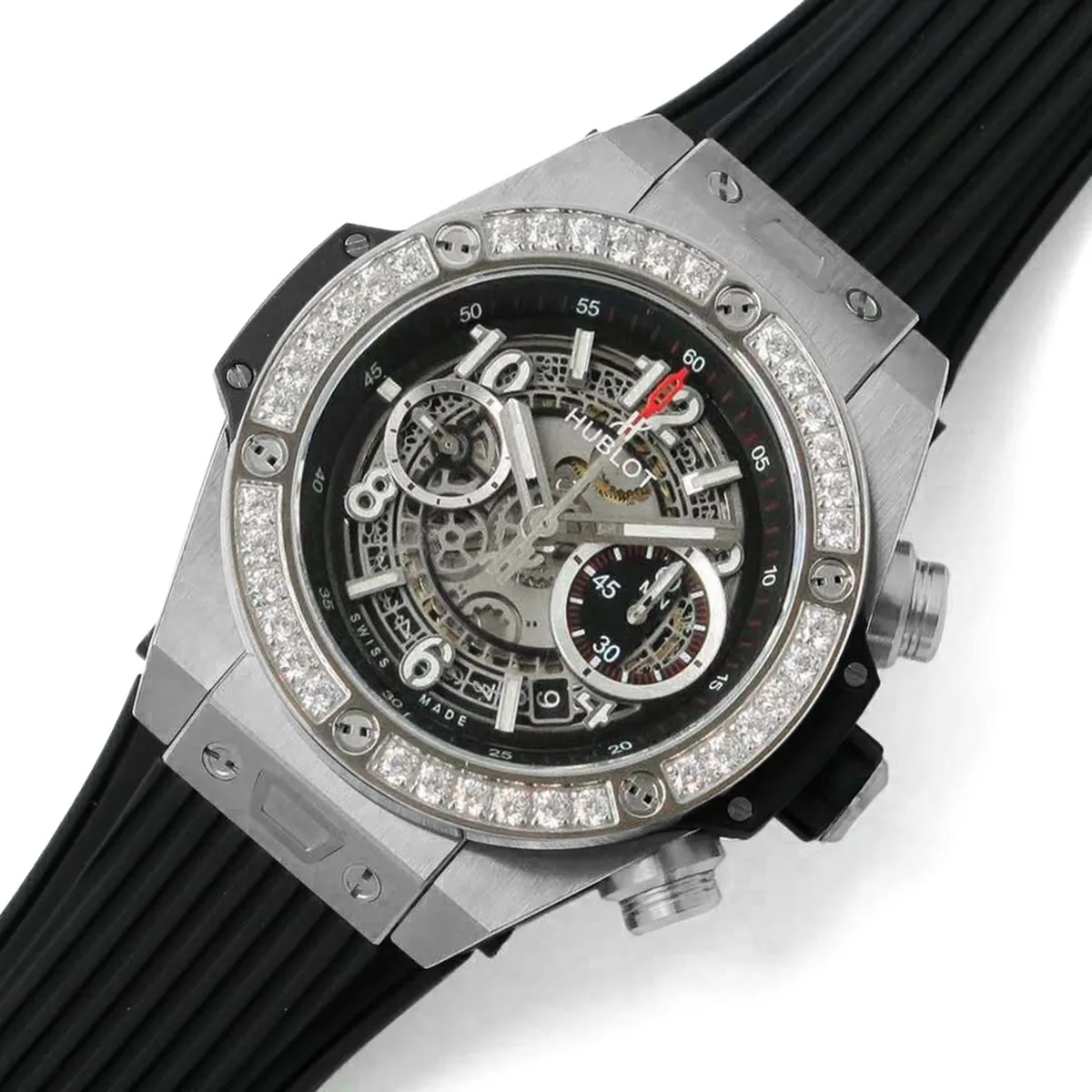 Big Bang Unico acciaio con diamanti - immagine 2