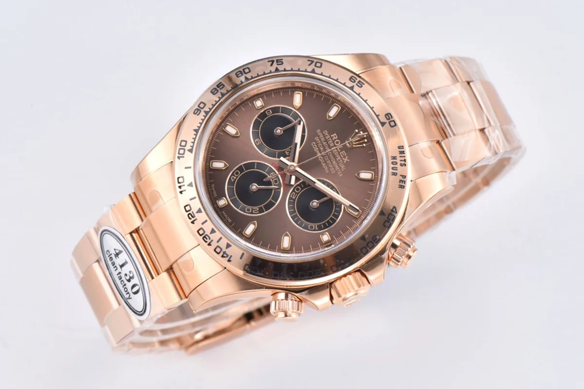 Daytona 116505 quadrante cioccolato in oro Everose - immagine 2