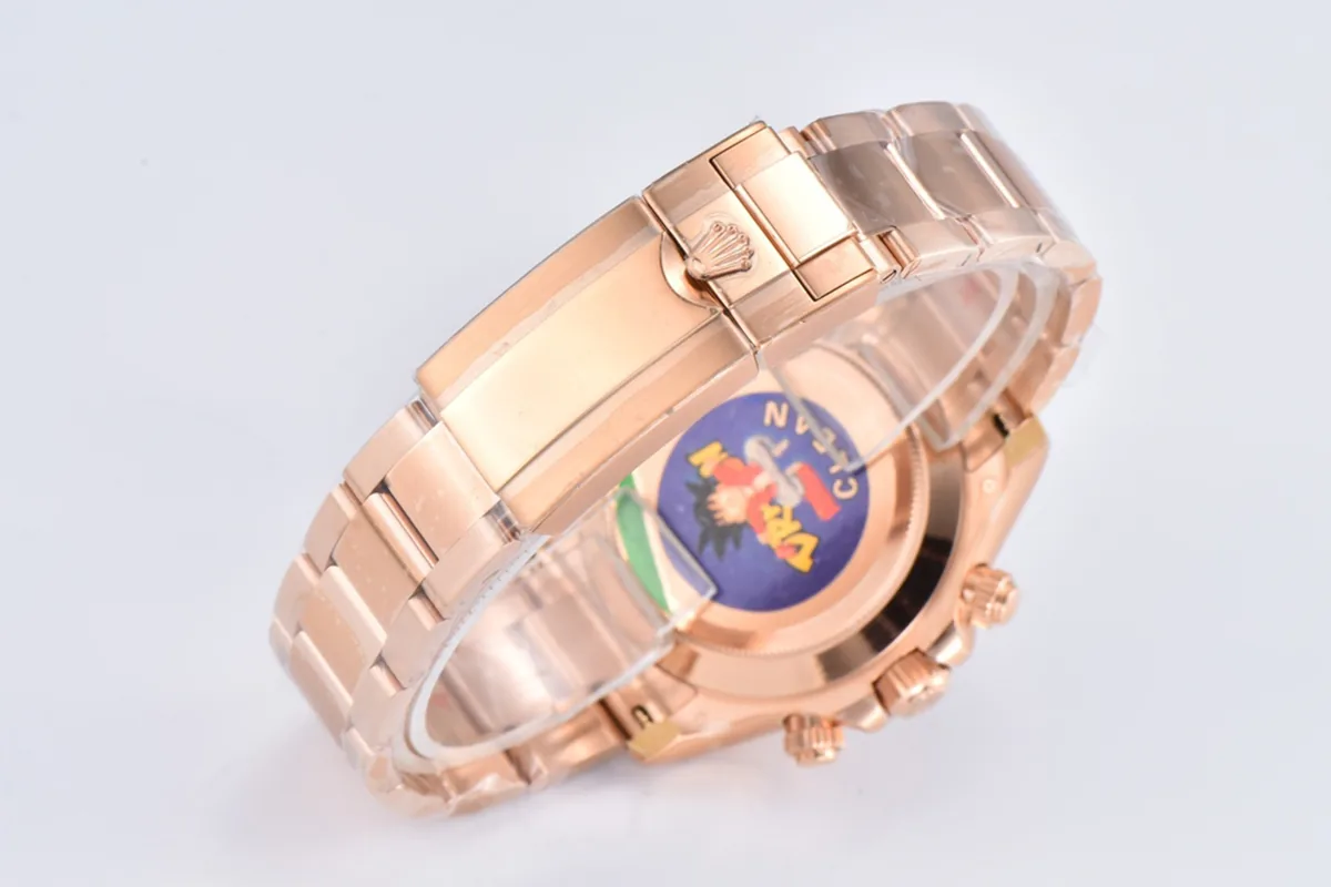 Daytona 116505 esfera plateada en oro Everose - Imagen 11