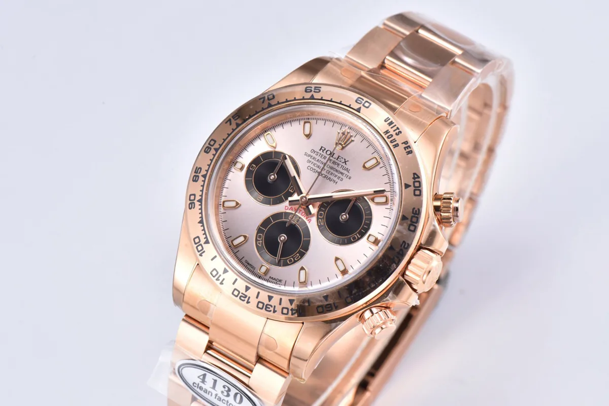 Daytona 116505 esfera plateada en oro Everose - Imagen 2
