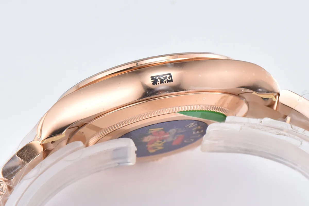 Daytona 116505 esfera plateada en oro Everose - Imagen 7