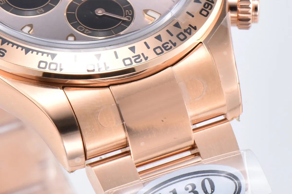 Daytona 116505 esfera plateada en oro Everose - Imagen 8