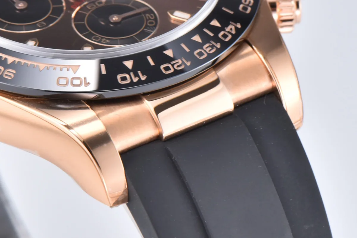 Daytona 116515LN schokoladenbraunes Zifferblatt mit Strichindizes in Everose-Gold – Bild 6