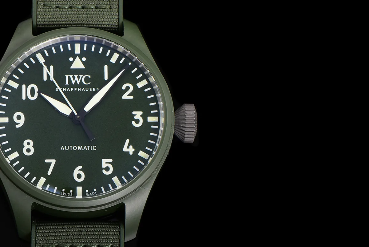 Big Pilot’s Watch 43 IW329802 Top Gun Edition Woodland am Camouflage-Armband – Bild 7