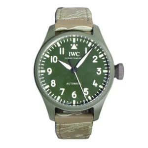 Big Pilot’s Watch 43 IW329802 Top Gun Edition Woodland su cinturino mimetico