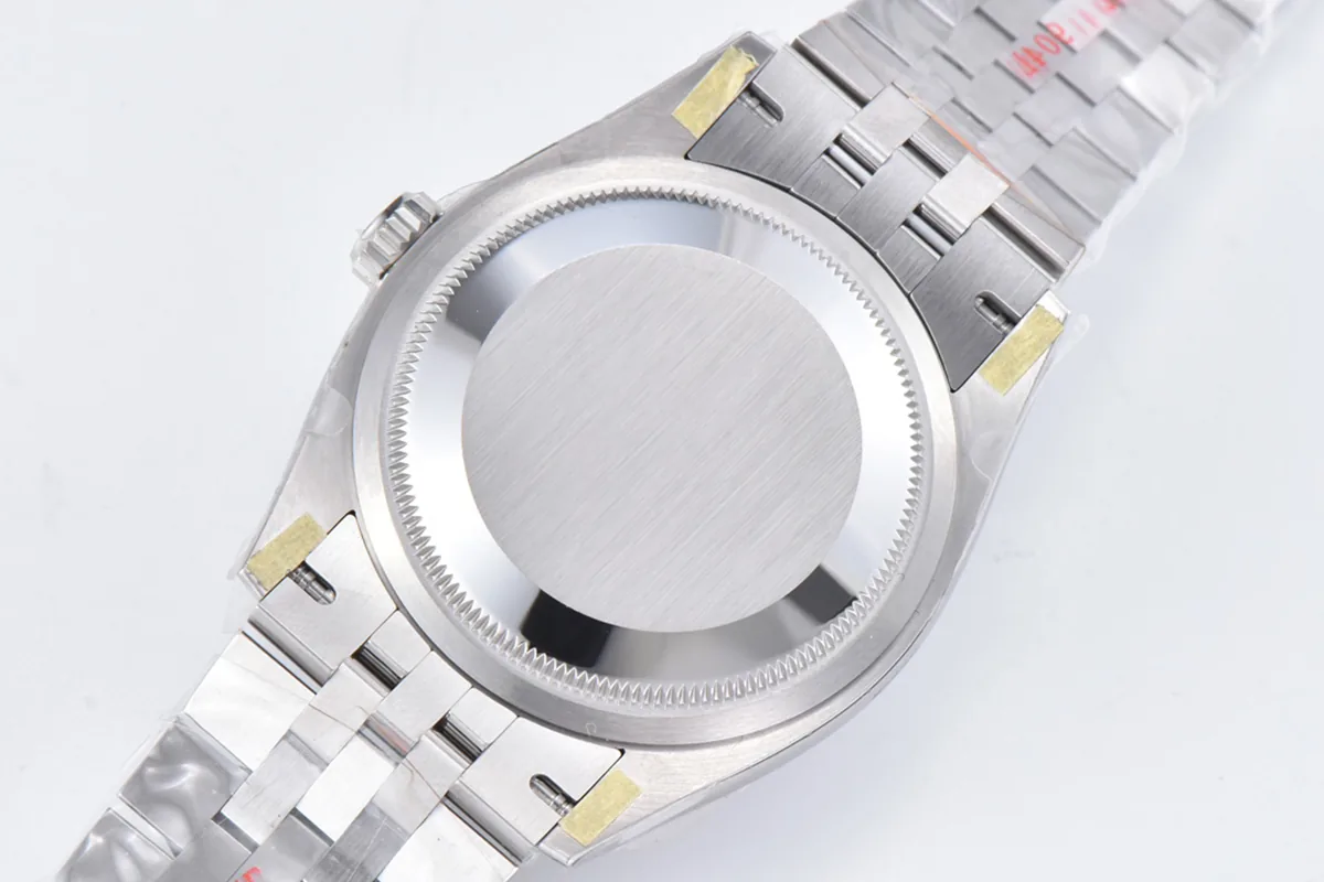 Datejust 36 126234 quadrante blu brillante con indici a bastone in acciaio su bracciale Jubilee Clean Factory - immagine 9