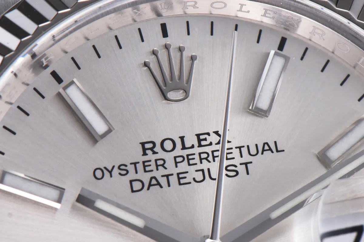 Datejust 36 126234 cadran argenté index bâtons en acier sur bracelet Jubilee – Image 3