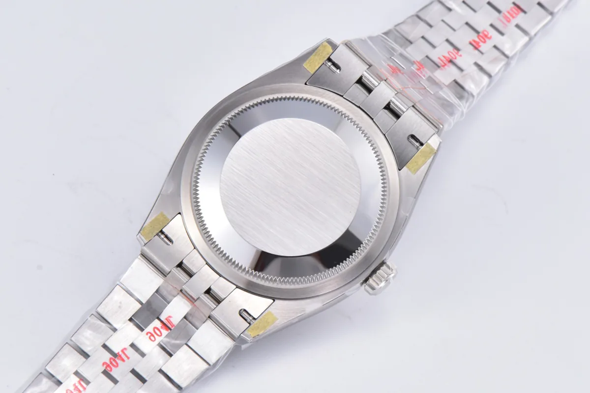 Datejust 36 126234 weißes Zifferblatt mit römischen Indizes in Stahl am Jubilé-Armband – Bild 8
