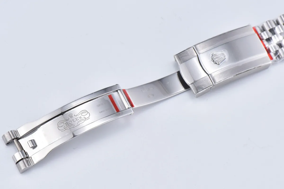 Datejust 36 126234 weißes MOP-Zifferblatt mit Diamantindizes in Stahl am Jubilé-Armband – Bild 13
