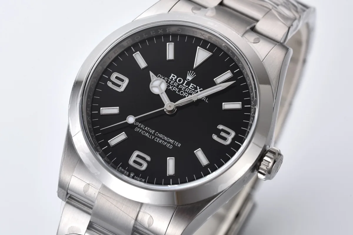 Explorer I 36mm 124270 schwarzes Zifferblatt in Stahl – Bild 3
