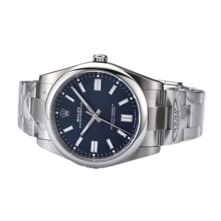 Oyster Perpetual 41mm quadrante blu brillante 124300 - immagine 2
