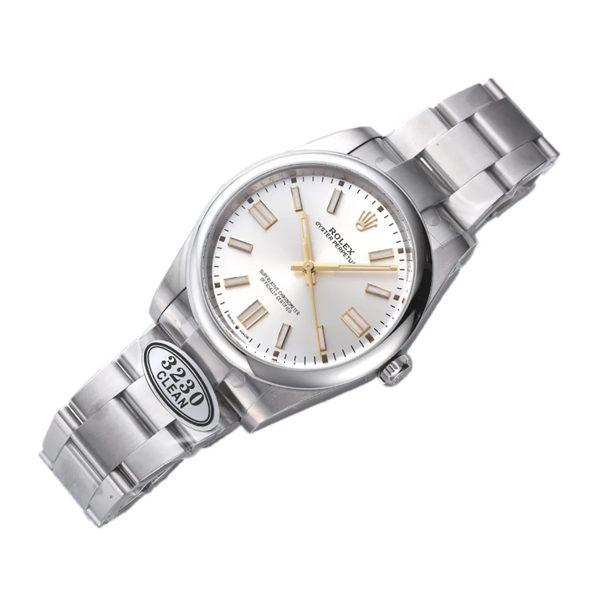 Oyster Perpetual 41mm quadrante argento 124300 - immagine 2