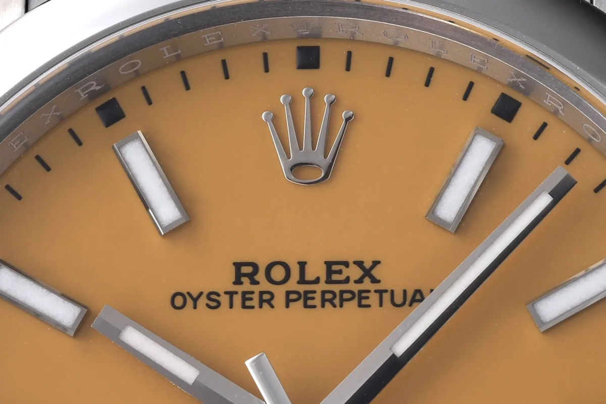 Oyster Perpetual 41mm gelbes Zifferblatt 124300 – Bild 4