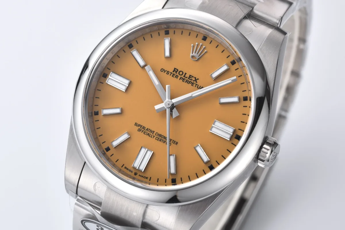 Oyster Perpetual 41mm gelbes Zifferblatt 124300 – Bild 3
