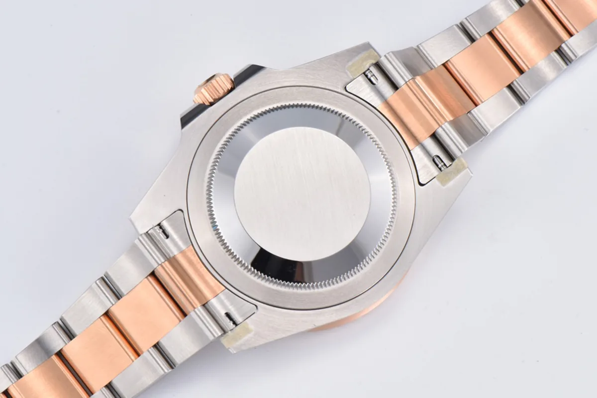 GMT Master II 126715 CHNR Clean Factory “Rootbeer” in Rose Gold and Steel - Image 14
