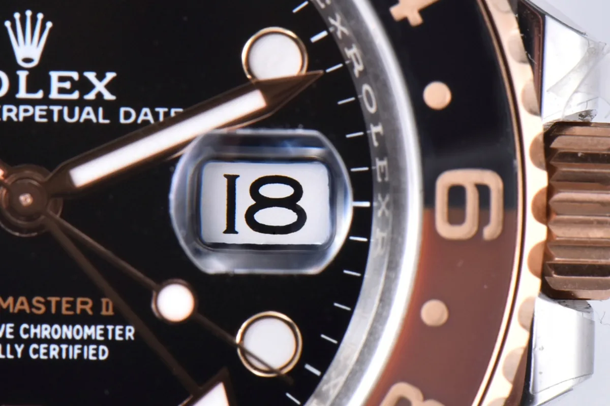 GMT Master II 126715 CHNR Clean Factory “Rootbeer” in Rose Gold and Steel - Image 10
