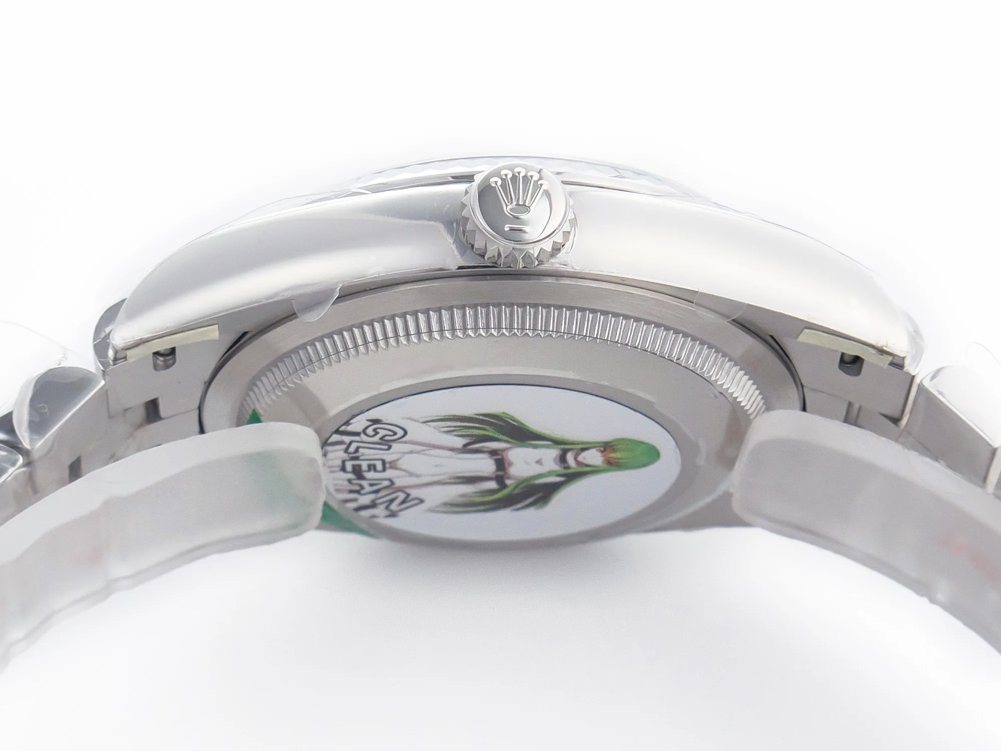 Datejust 41 Schwarzes Zifferblatt mit Strichindizes in Stahl Clean Factory – Bild 13