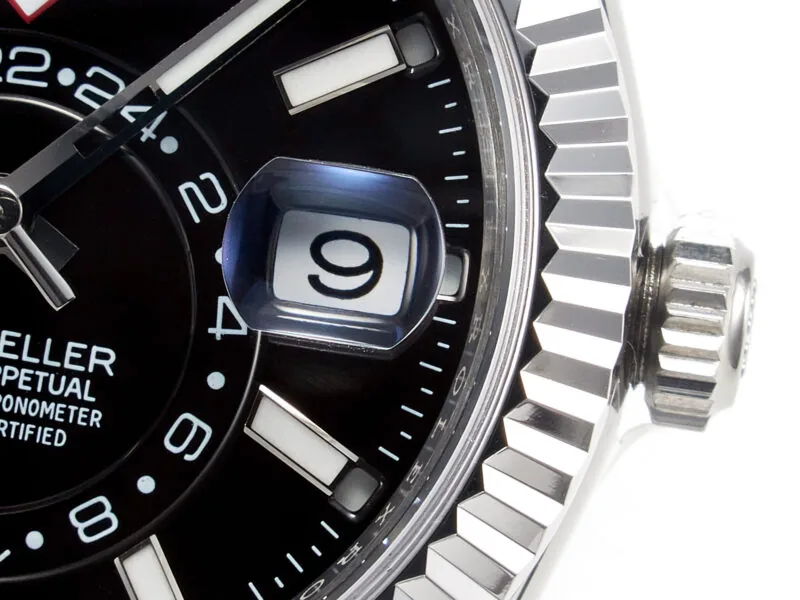 Sky-Dweller 326934 904L SS ZF 1:1 Best Edition cadran noir sur bracelet SS A2824 – Image 8
