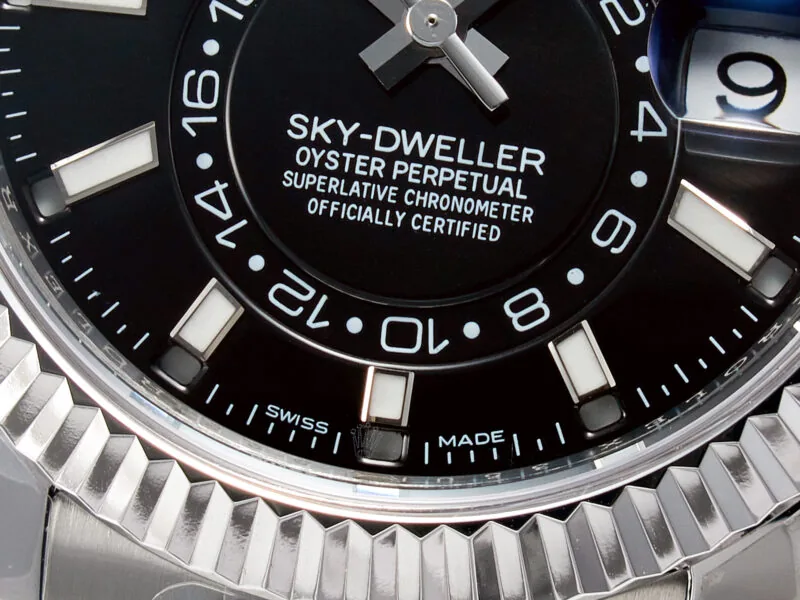Sky-Dweller 326934 904L SS ZF 1:1 Best Edition cadran noir sur bracelet SS A2824 – Image 10