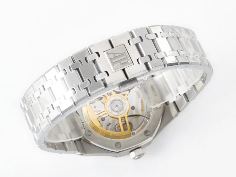 Royal Oak 41mm 15500 SS ZF 1:1 Best Edition blaues strukturiertes Zifferblatt am SS-Armband SA4302 Super Clone V3 – Bild 26