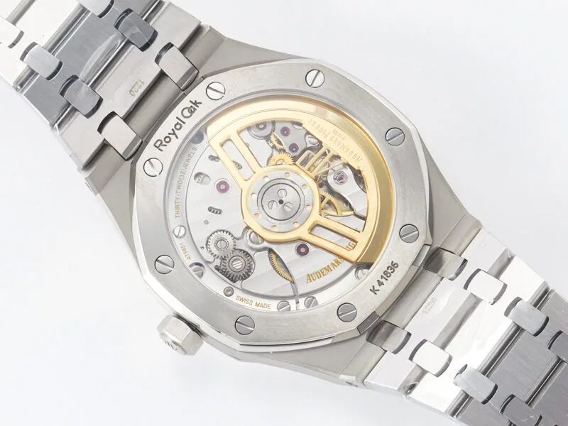 Royal Oak 41mm 15500 SS ZF 1:1 Best Edition schwarzes strukturiertes Zifferblatt am SS-Armband SA4302 Super Clone V3 – Bild 18