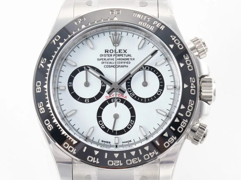 Daytona Panda 116500 Clean Factory 1:1 Best Edition boîtier et bracelet SS 904L cadran blanc SH4131 – Image 3