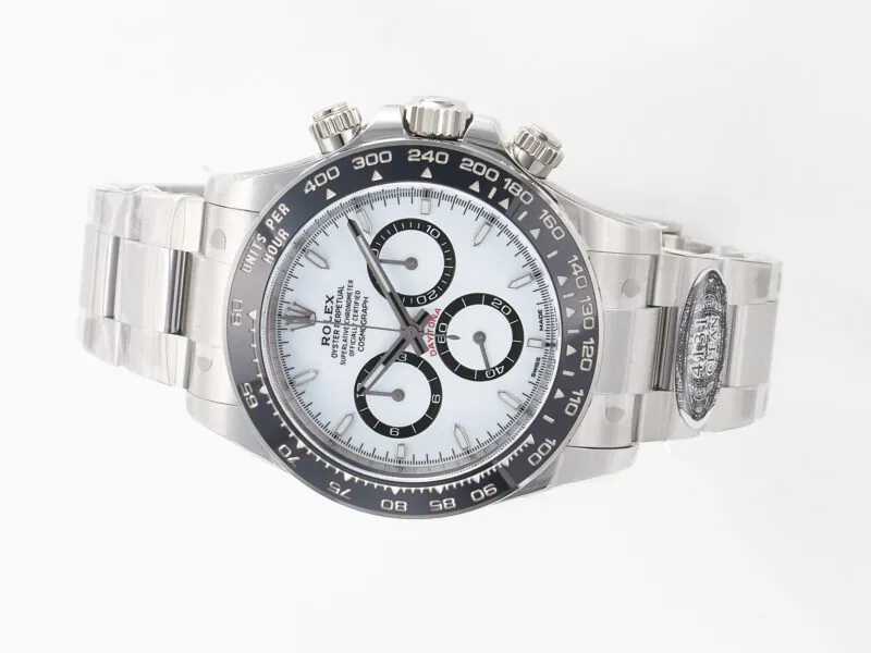 Daytona Panda 116500 Clean Factory 1:1 Best Edition boîtier et bracelet SS 904L cadran blanc SH4131 – Image 5