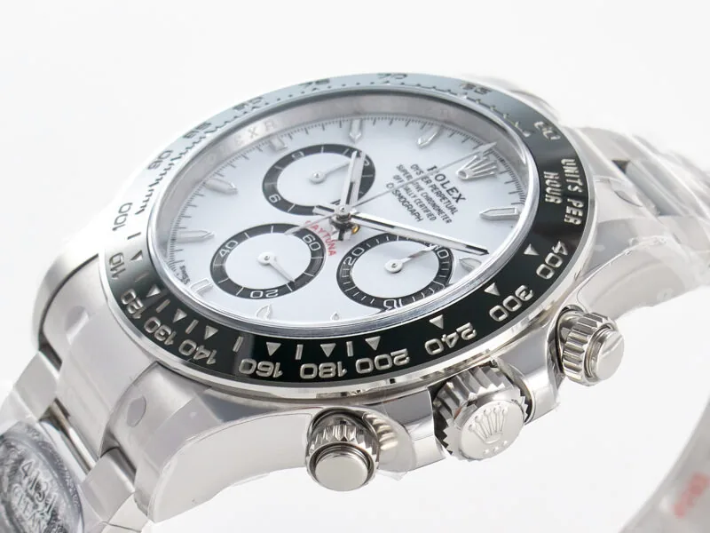 Daytona Panda 116500 Clean Factory 1:1 Best Edition boîtier et bracelet SS 904L cadran blanc SH4131 – Image 6