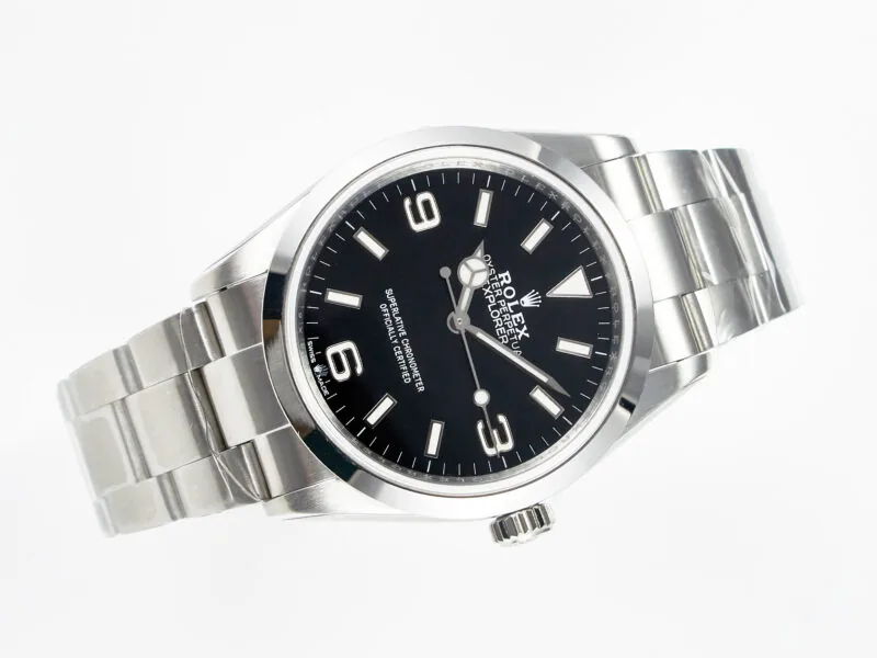 Explorer 36 904L Stahl VSF 1:1 Best Edition schwarzes Zifferblatt am SS-Armband SW200 – Bild 8