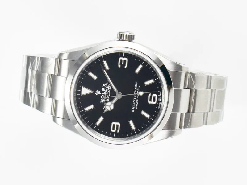 Explorer 36 904L Stahl VSF 1:1 Best Edition schwarzes Zifferblatt am SS-Armband SW200 – Bild 4