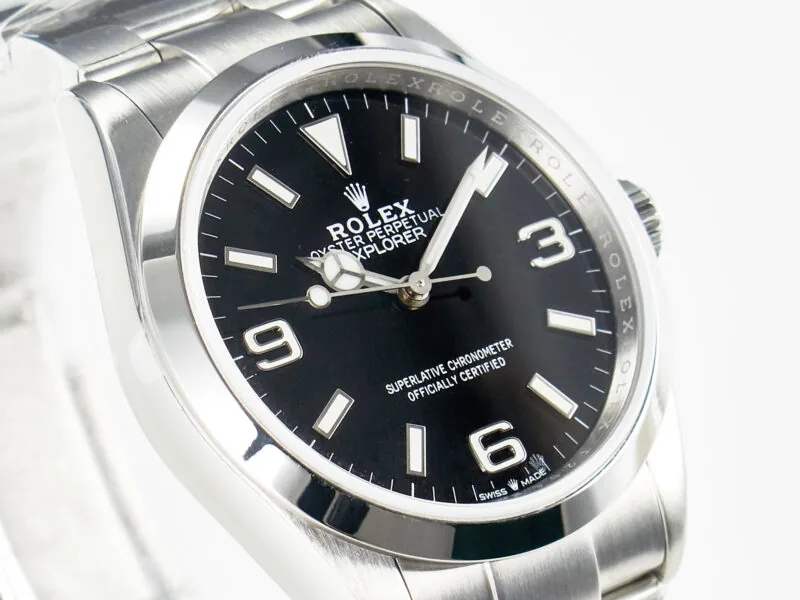 Explorer 36 904L Stahl VSF 1:1 Best Edition schwarzes Zifferblatt am SS-Armband SW200 – Bild 6