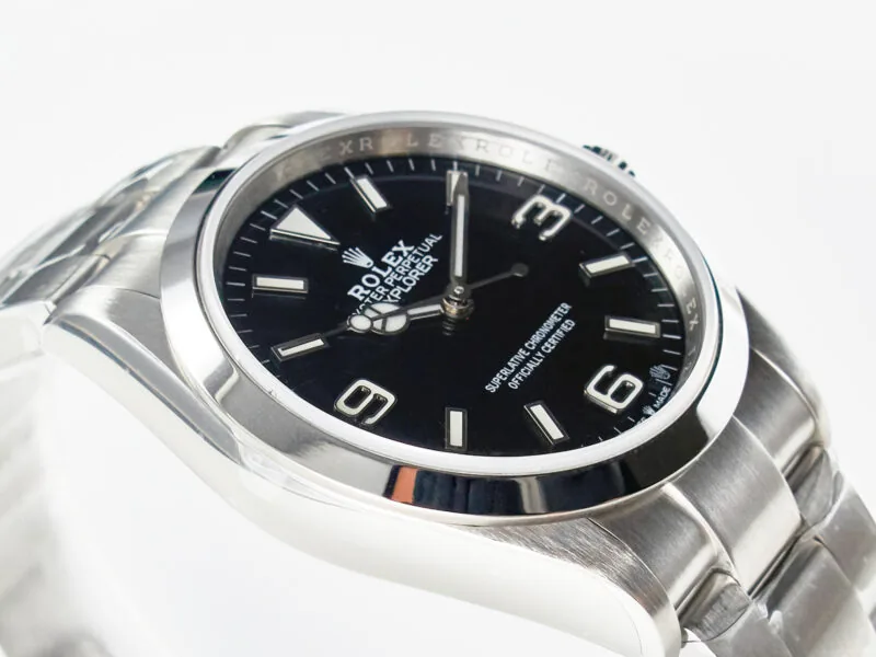 Explorer 36 904L Stahl VSF 1:1 Best Edition schwarzes Zifferblatt am SS-Armband SW200 – Bild 5