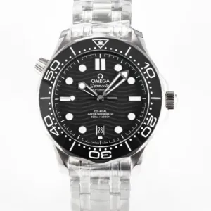Seamaster Diver 300M VSF 1:1 Best Edition Black Ceramic Black Dial on SS Bracelet A8800 V2
