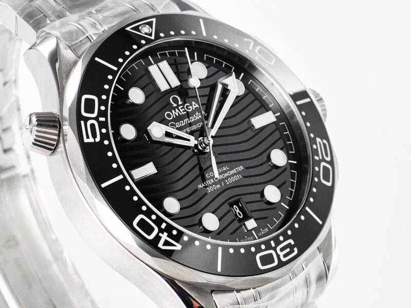 Seamaster Diver 300M VSF 1:1 Best Edition cerámica negra esfera negra con brazalete SS A8800 V2 - Imagen 3