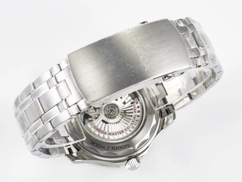Seamaster Diver 300M VSF 1:1 Best Edition cerámica negra esfera negra con brazalete SS A8800 V2 - Imagen 29