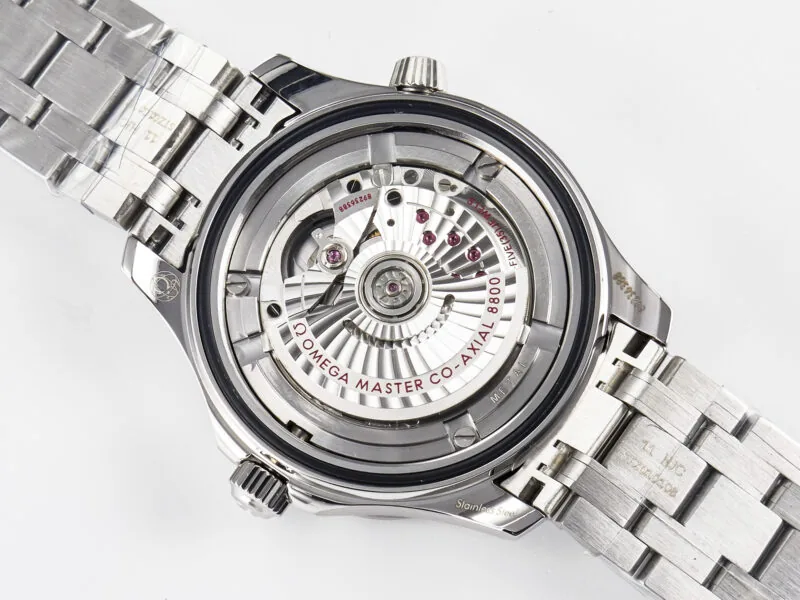 Seamaster Diver 300M VSF 1:1 Best Edition cerámica negra esfera negra con brazalete SS A8800 V2 - Imagen 15