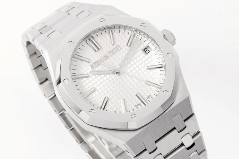 Royal Oak 15510 esfera blanca JF - Imagen 3